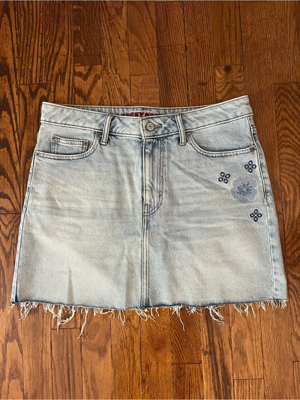 Lucky Brand Jean Mini Skirt